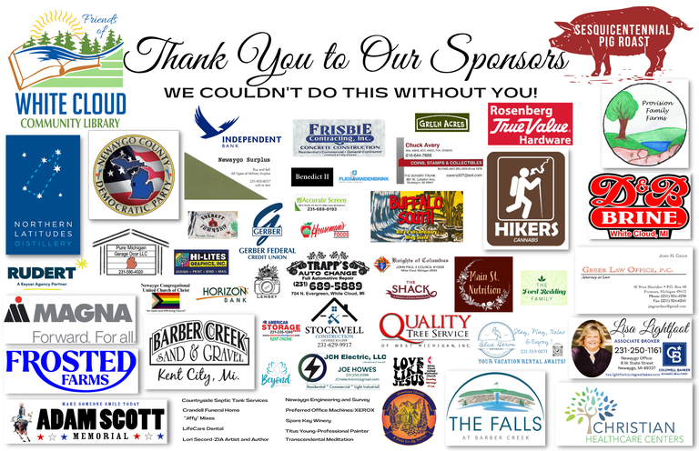 2023 Thank you sponsors